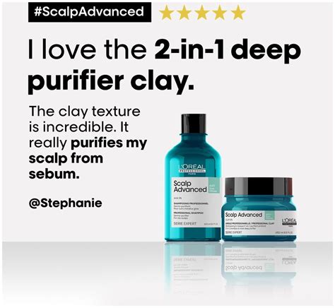 L Oréal Scalp Advanced Anti Oiliness 2 In 1 Deep Purifier Clay