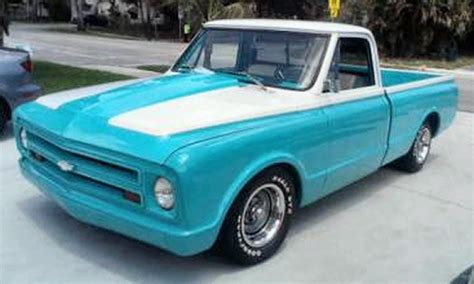 1967 Chevy Custom C10 Short Bed Pickup Truck With 454 Motor