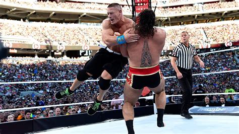 Wrestlemania Rusev Vs John Cena United States Championship Match