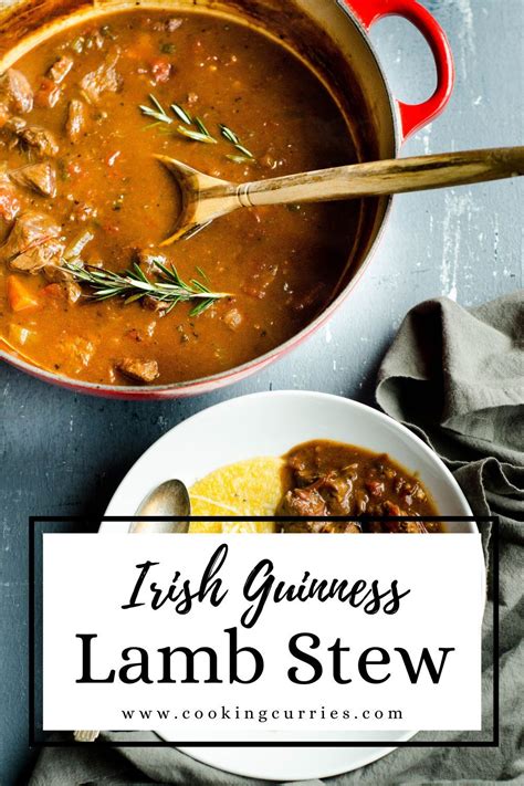 Irish Lamb Stew With Guinness Lamb Stew Cooking Curry Irish Lamb Stew