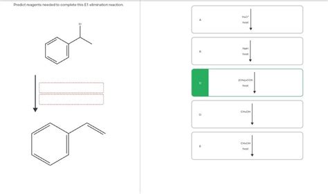 Solved Predict Reagents Needed To Complete This E Chegg