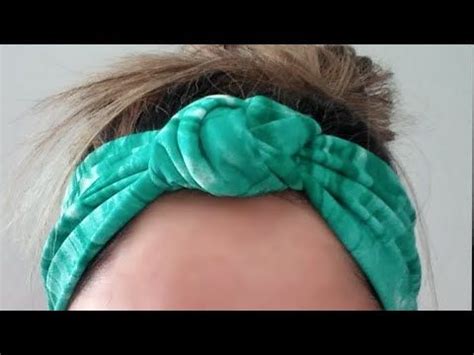 Vincha Diadema Turbante En Minutos Tutorial Diadema Turbante