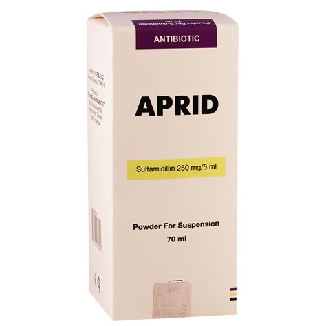 Aprid 250mg/5ml 70ml susp. - Aversi
