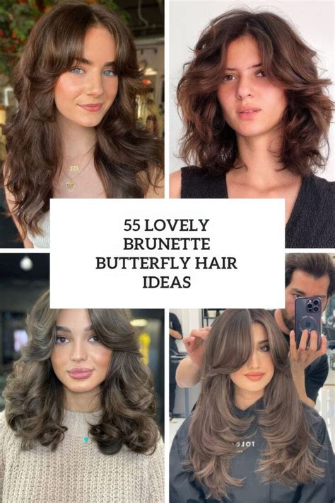 Lovely Brunette Butterfly Hair Ideas Styleoholic
