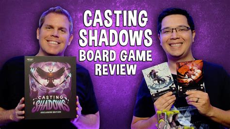 Review Of Casting Shadows Player Elimination Board Game From Unstable