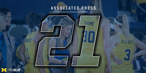 WBB ranked #21, first ranking in 5 years | mgoblog