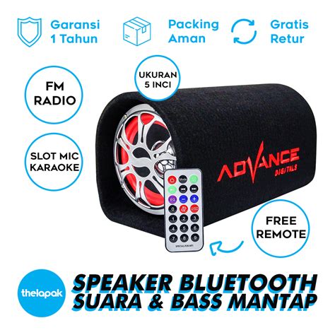 Speaker Aktif Advance T101bt Bluetooth Radio Speaker Bluetooth