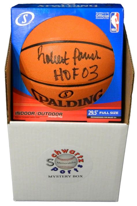 Schwartz Sports Basketball Superstar Signed Mystery Box Basketball