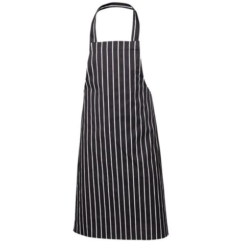 Butchers Bib Apron Blue And White Stripe 70 X 100cm Catering Uniform