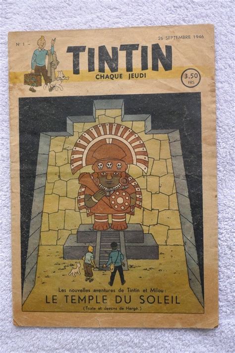 Comicsvalue Journal Tintin No Le Temple Du Soleil