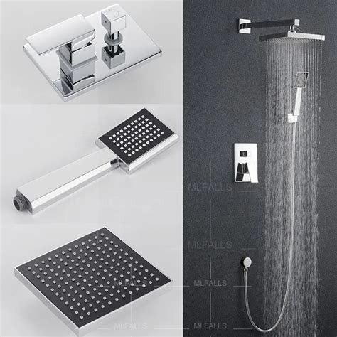 Kaiping Faucet Manufacturer Hidden Shower Mixer Single Handle Shower Cold Hot Water Mixer Chrome