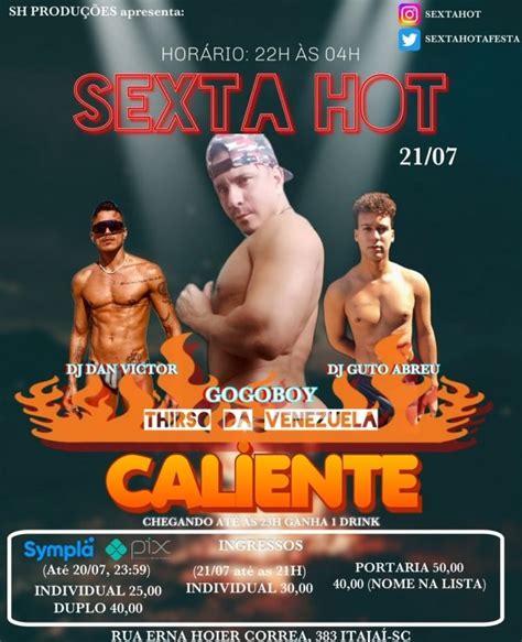 SEXTA HOT CALIENTE em Itajaí Sympla