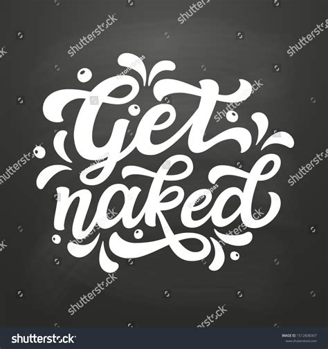 Get Naked Hand Drawn Motivational Bathroom Stock Vector Royalty Free Shutterstock