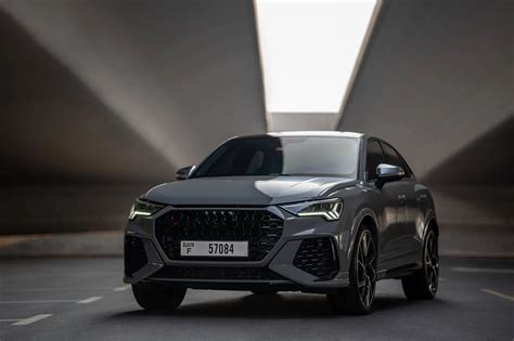 Rent Audi Rs Q3 Grey In Dubai Suv Octane Car Rental Dubai