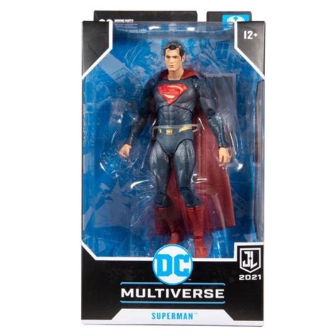 Mcfarlane Toys Dc Multiverse Justice League Movie Superman Blue Red