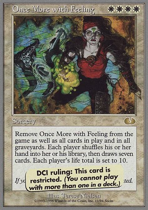 Once More with Feeling (UGL MTG Card)