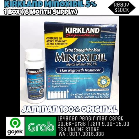 Jual Kirkland Minoxidil Box Full Segel Isi Botol Kota Bandung