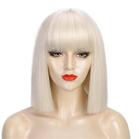 Look Stunning With The Best Platinum Blonde Wig Bangs