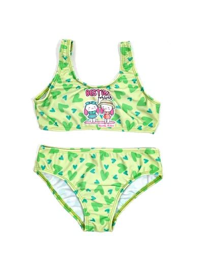 Malla Bikini Nena Top Alto Coraz N Al Vd