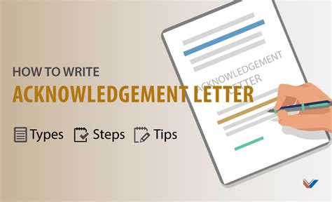 Acknowledgement Letter Types Samples And How To Write Letter Sample