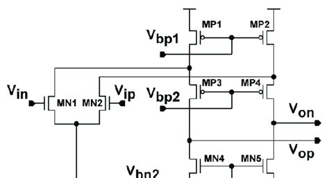 Cmos Cascode Differential Amplifiers