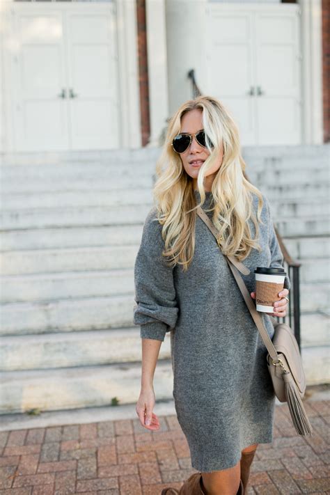 Gray Sweater Dress Style CuspStyle Cusp Sweater Dress Grey Sweater