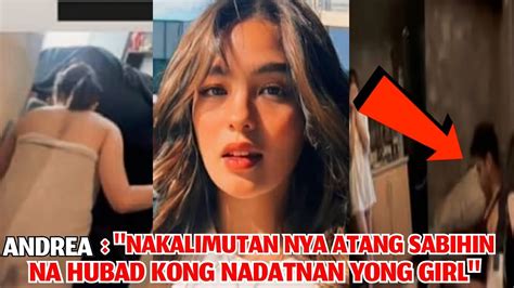 ANDREA BRILLANTES NAHULING HUBAD ANG BABAE NI RICCI RIVERO SA KANYANG