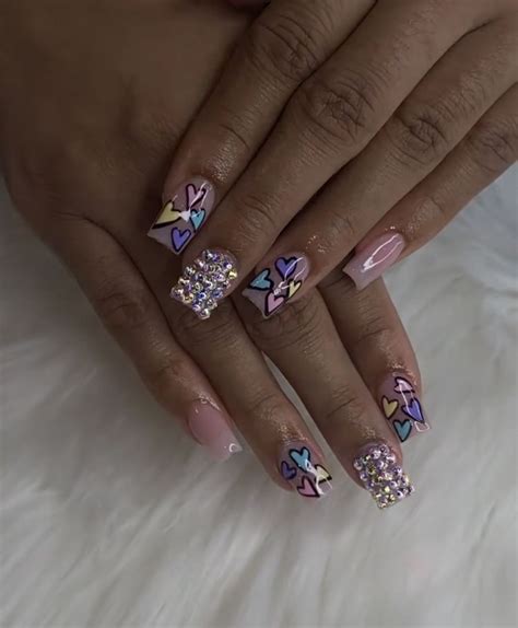 Pin By Mrs Wick🧚🏽‍♀️🕷️ On Fresh Set ♡ Acrylic Nails Coffin Pink Diy Acrylic Nails Short