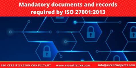 Mandatory Documents Required By Iso 27001 2013 By Ascentlanka On Deviantart