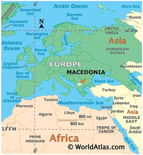 Macedonia Maps Facts World Atlas