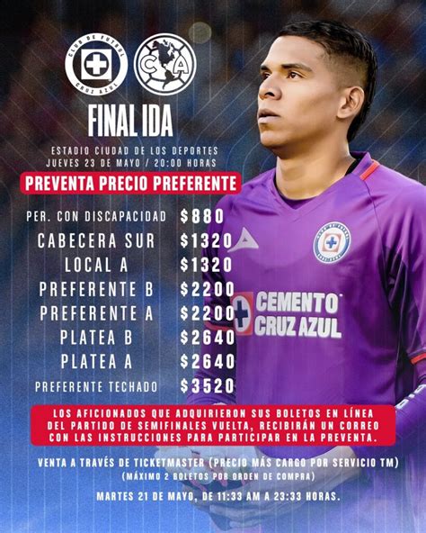 Cu Nto Cuestan Los Boletos Para El Cruz Azul Vs Am Rica