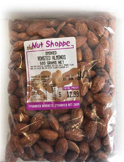 Smoked Roasted Almonds The Nut Shoppe