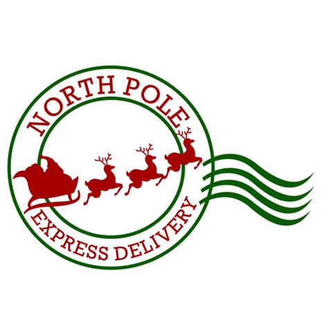 Free North Pole Express Delivery Svg The Svg Station North Pole