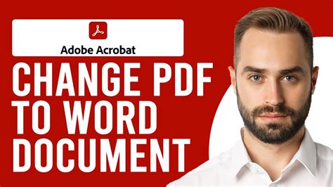 How To Change PDF To Word Document How To Convert PDF File To Word