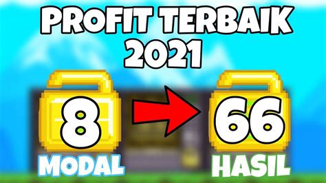 Cara Mudah Profit Dari Modal Wl Profit Terbaik Growtopia