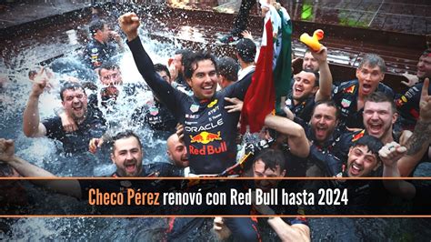 Red Bull Renueva Contrato De Checo P Rez Hasta