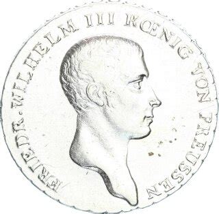 Brandenburg Preußen Friedrich Wilhelm III Taler 1815 A Berlin Silb