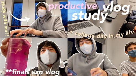 University Finals Week Vlog Productive Study Vlog And University Day In