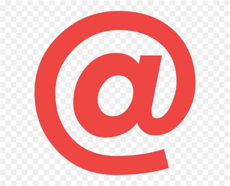 email icon vector red  transparent png clipart images