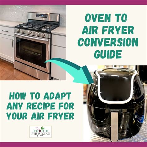 Easy Oven to Air Fryer Conversion Guide- Adapt any Recipe!