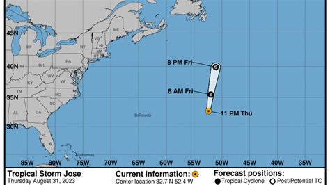 Tropical Storm Jose Path Advisory And Warnings Biloxi Sun Herald