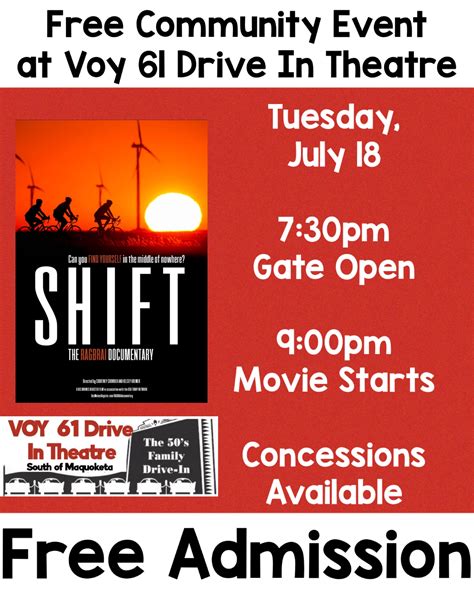 Watch RAGBRAI Documentary Shift For Free At Voy 61 Drive In Theatre