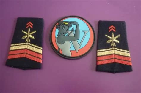 LOT 61ÉME REGIMENT D ARTILLERIE PAIRE DE FOURREAUX ECUSSON EUR 18