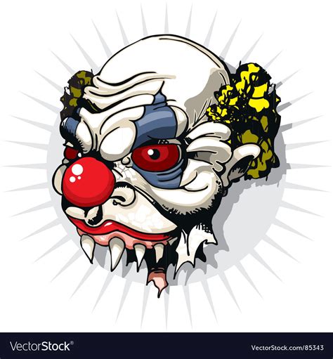 Evil Clown SVG