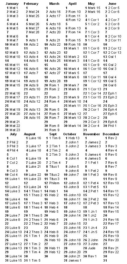 What Is The Best One Year Bible Reading Plan - Dorothy Jame's Reading ...