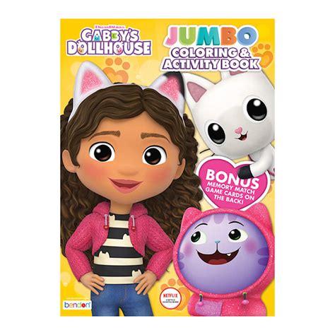 Gabby's Dollhouse Jumbo Coloring & Activity Book