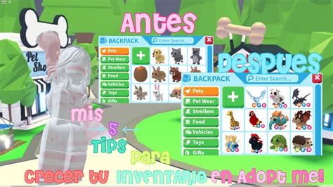 Mis Tips Para Crecer Tu Inventario En Adopt Me White Rose Youtube