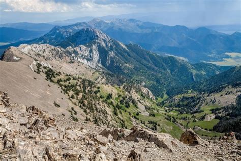 View from atop Sacagawea Peak Montana x - Photorator