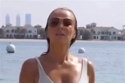 Amanda Holden Stuns In Cut Out White Bikini As She Matches Daughter Lexi The Mirror
