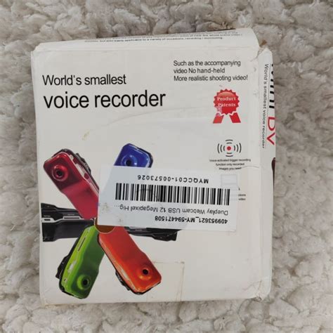 Mini DV World's Smallest Voice Recorder (box dented) | Shopee Malaysia